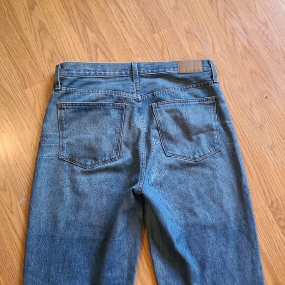 NEW! MADEWELL THE SLOUCHY BOYJEAN HIGH-RISE RELAXED BOYFRIEND RIGID JEANS sz 28 - Picture 5 of 8